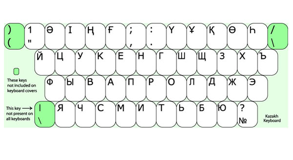 Kazakh Keyboard Layout